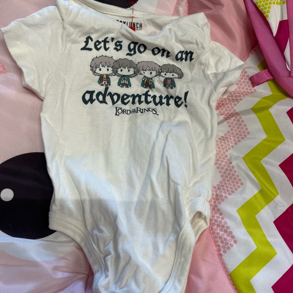 White Adventure Kids Bodysuit